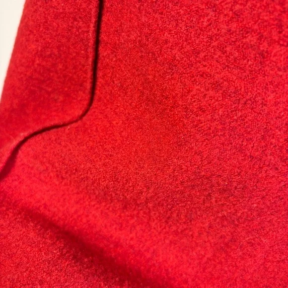 MaxMara Red 100% Virgin Wool Pencil Skirt M *Flaw - Picture 3 of 11